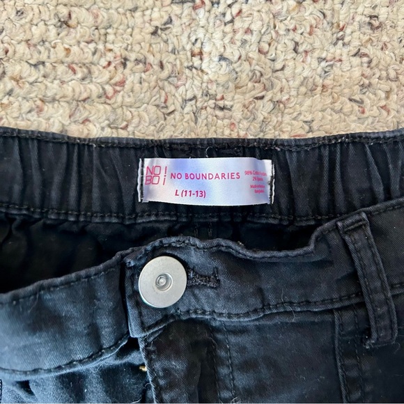 No Boundaries Women's Green and Black Cargo Pants (Both Pairs) - Picture 2 of 4